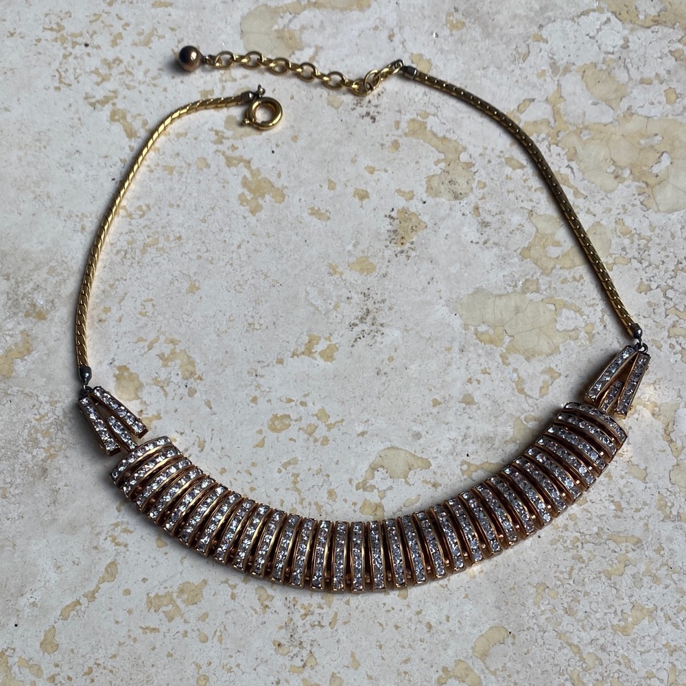 Rare Vintage Signed Esha Randal DoSo Art Deco necklace